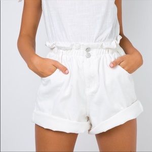 NWOT paper bag shorts
